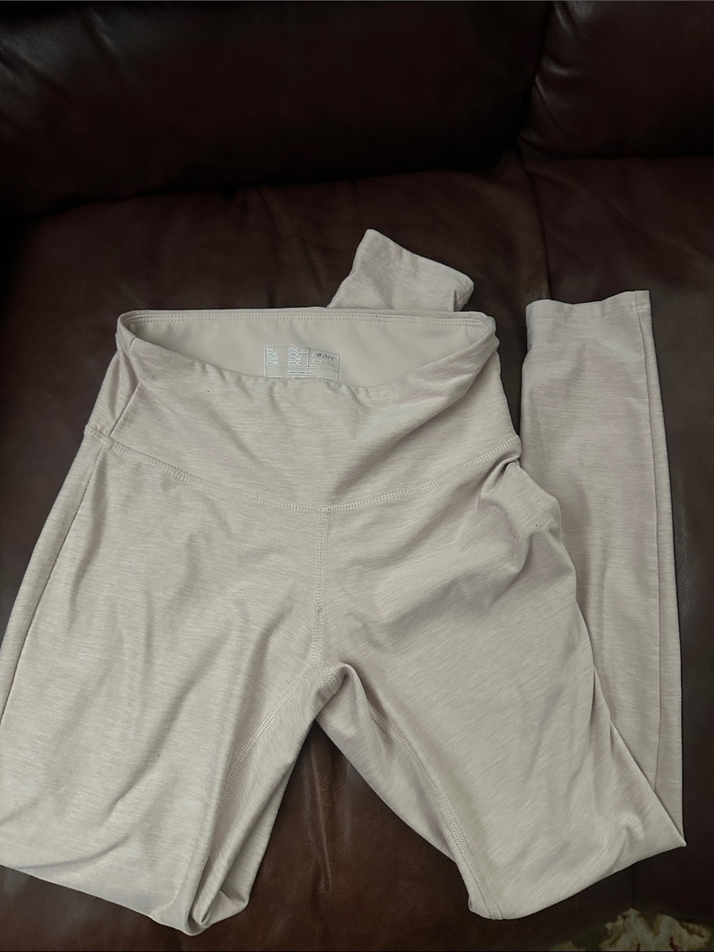Woman's Neutral Beige Leggings - Brand new balance